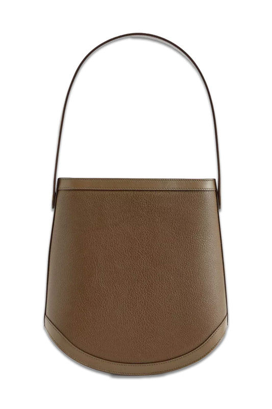 Bucket Leather Top-Handle Bag
