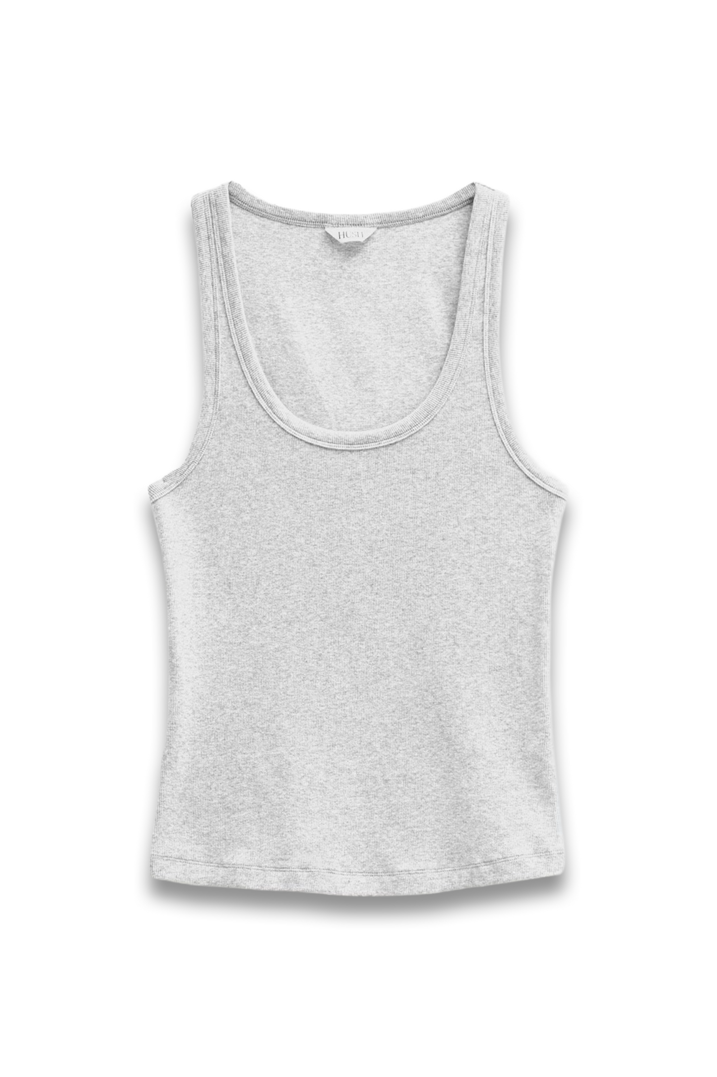 Scoop Neck Ribbed Vest