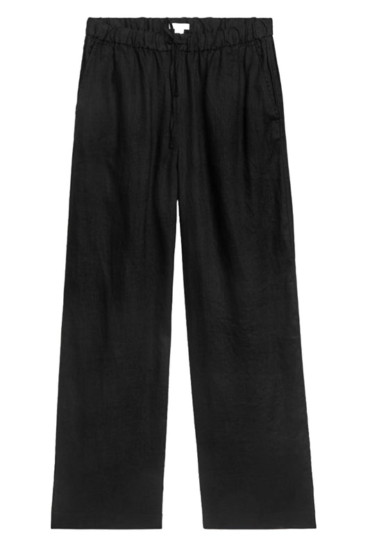 Linen Drawstring Trousers