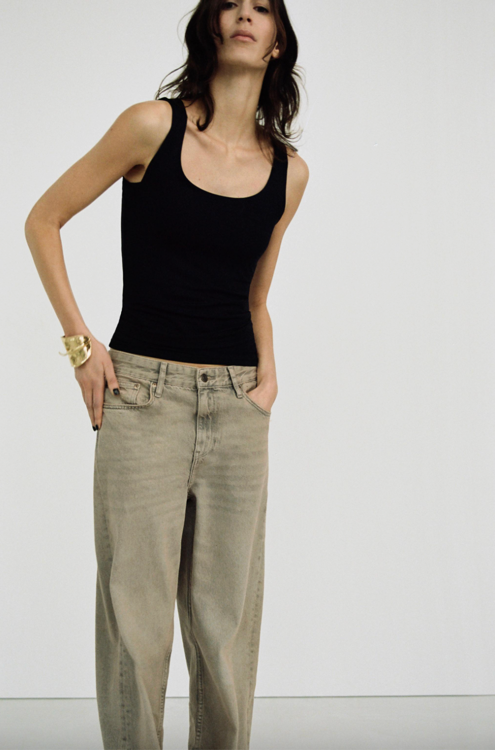 Polyamide Top With Wide Straps