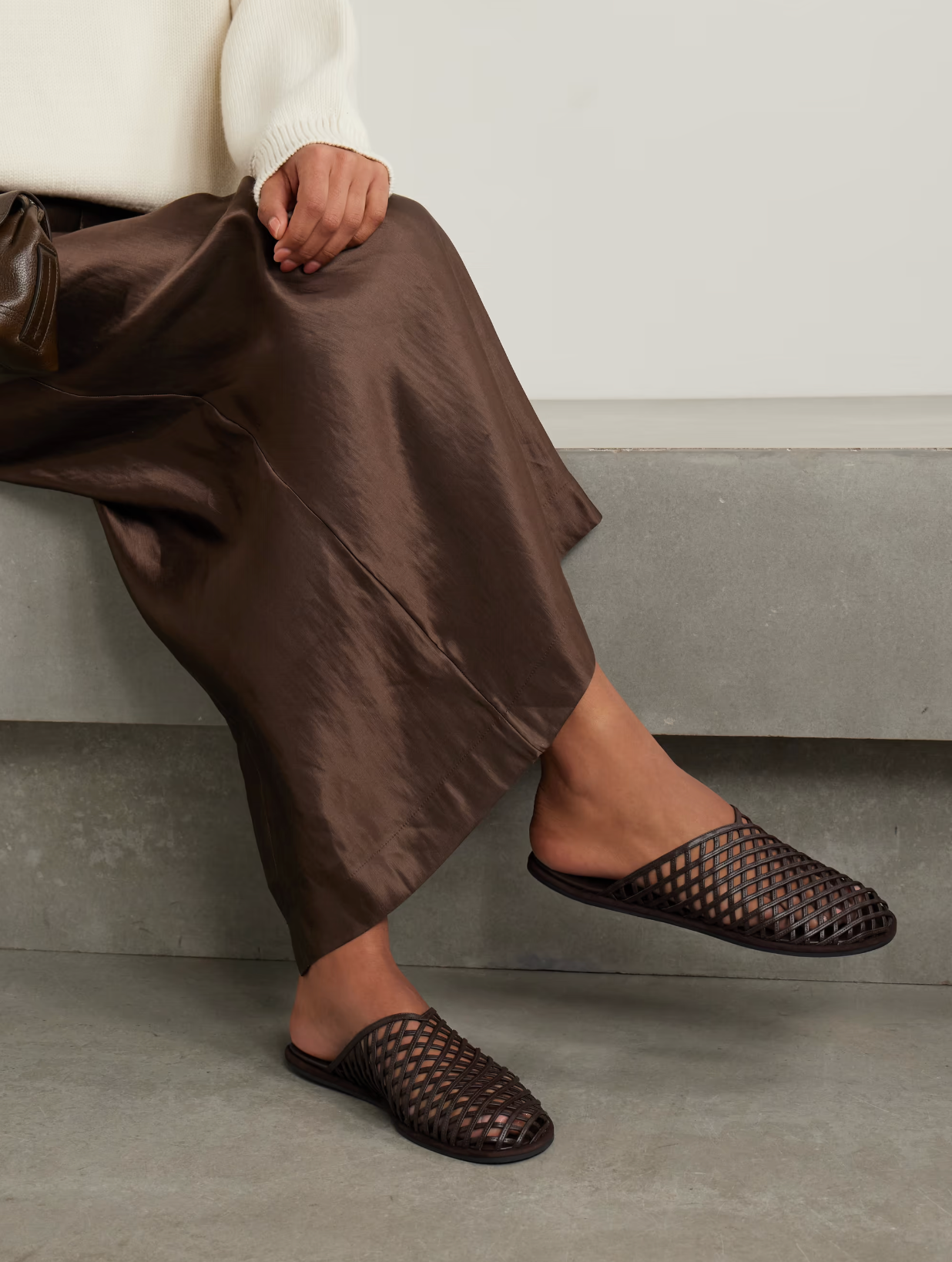 Atik Leather Slippers
