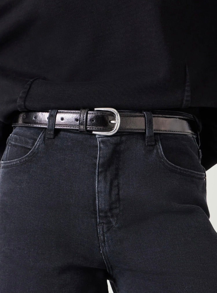 Polly Patent Leather Belt