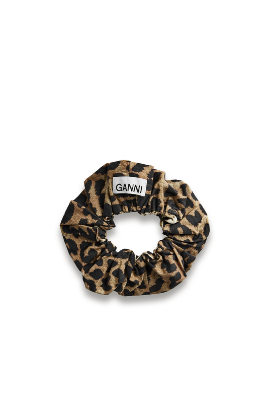 Leopard Print Scrunchie