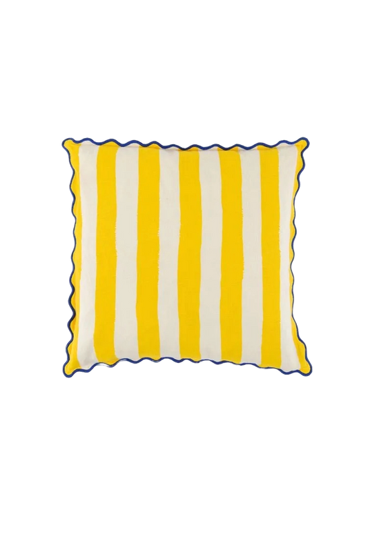 Stripe Cushion Yellow