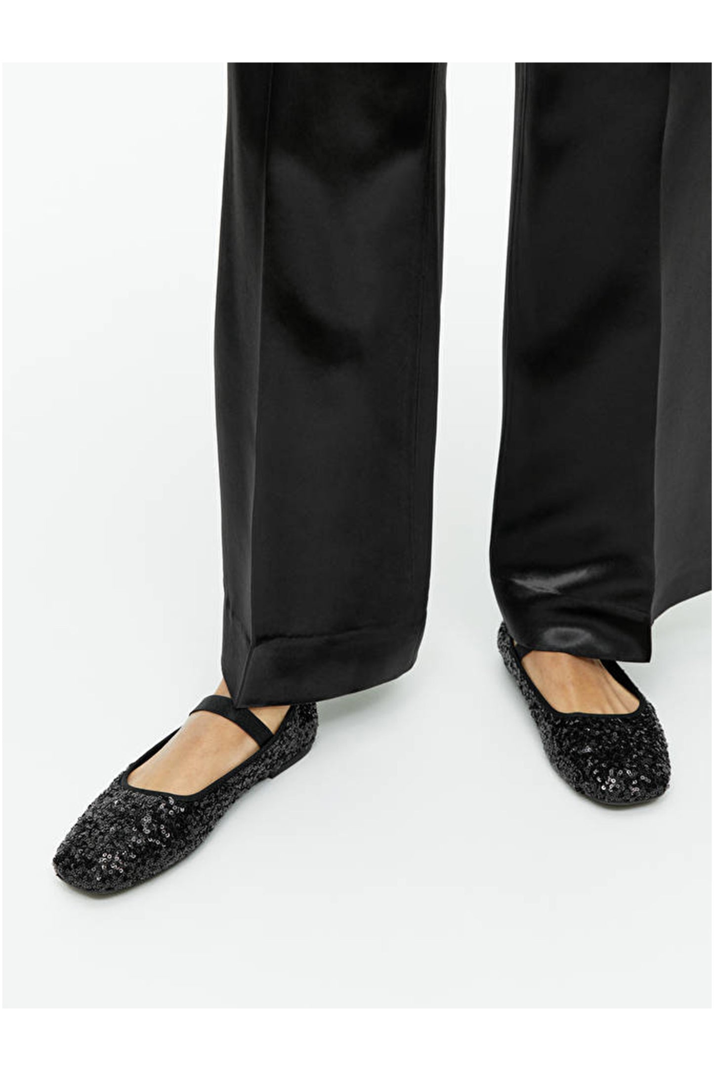 Sequin Ballet Flats