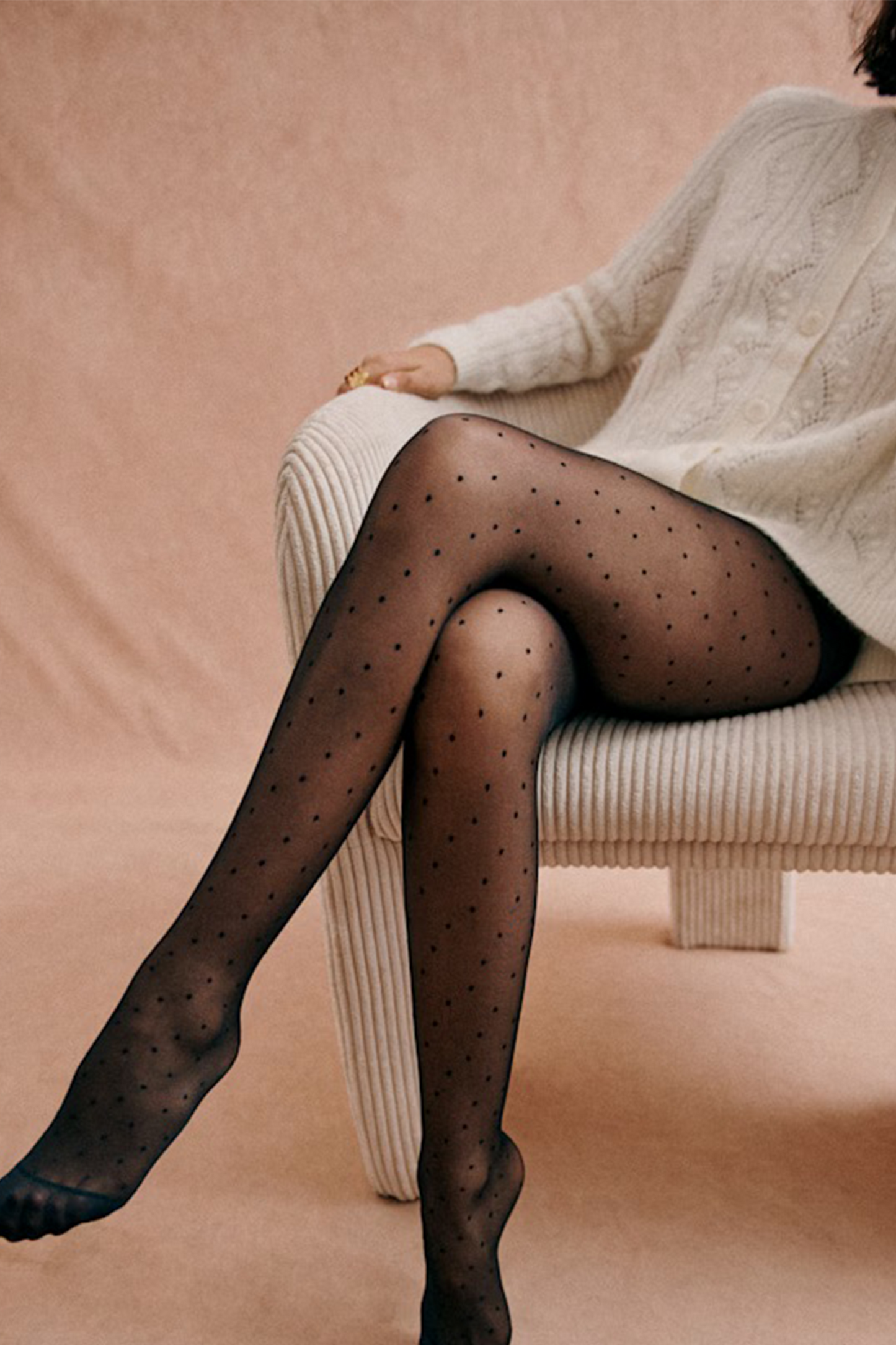 Black Polka Dot Tights