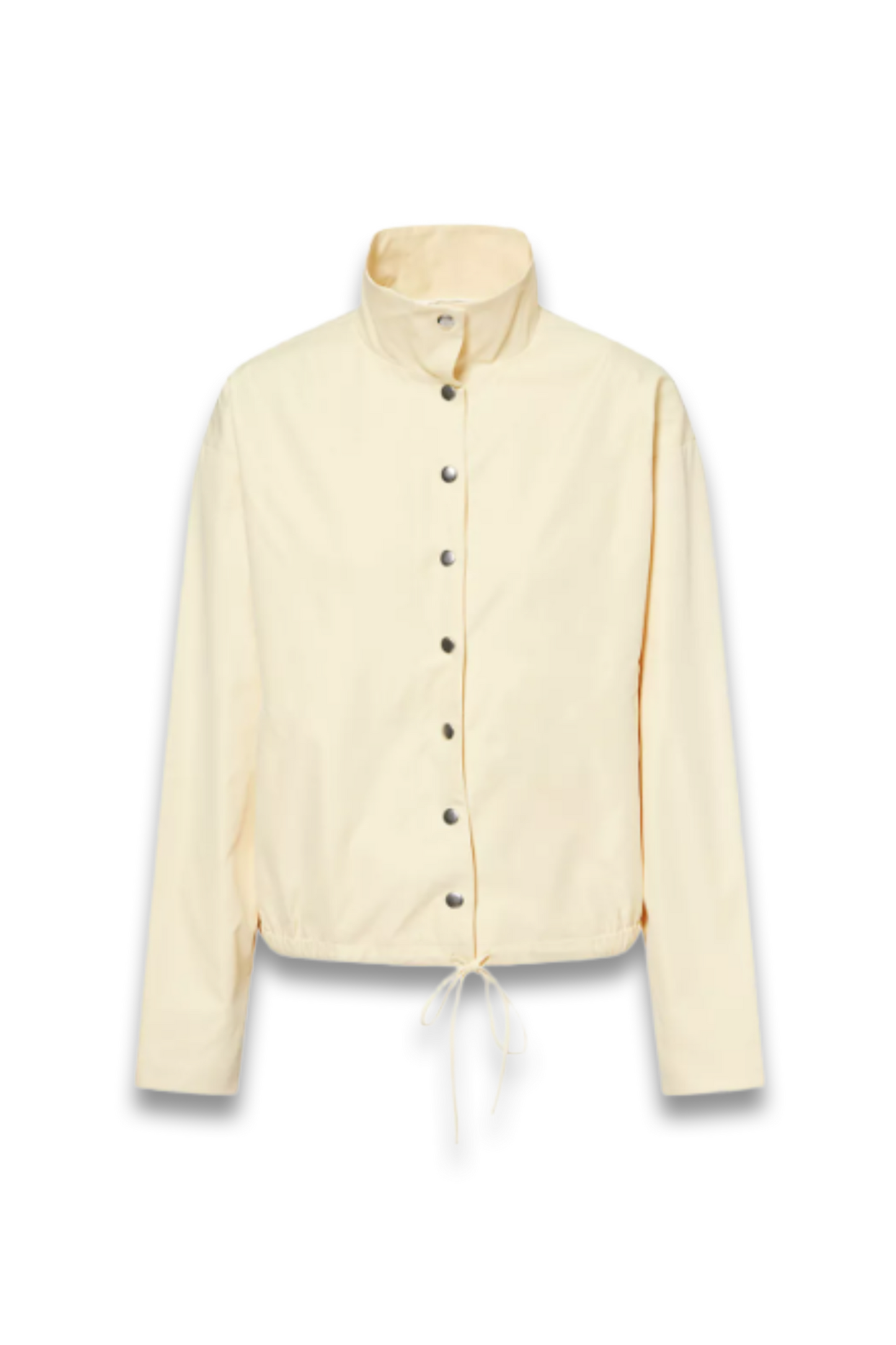 Lennon High-Neck Stretch-Sateen Jacket