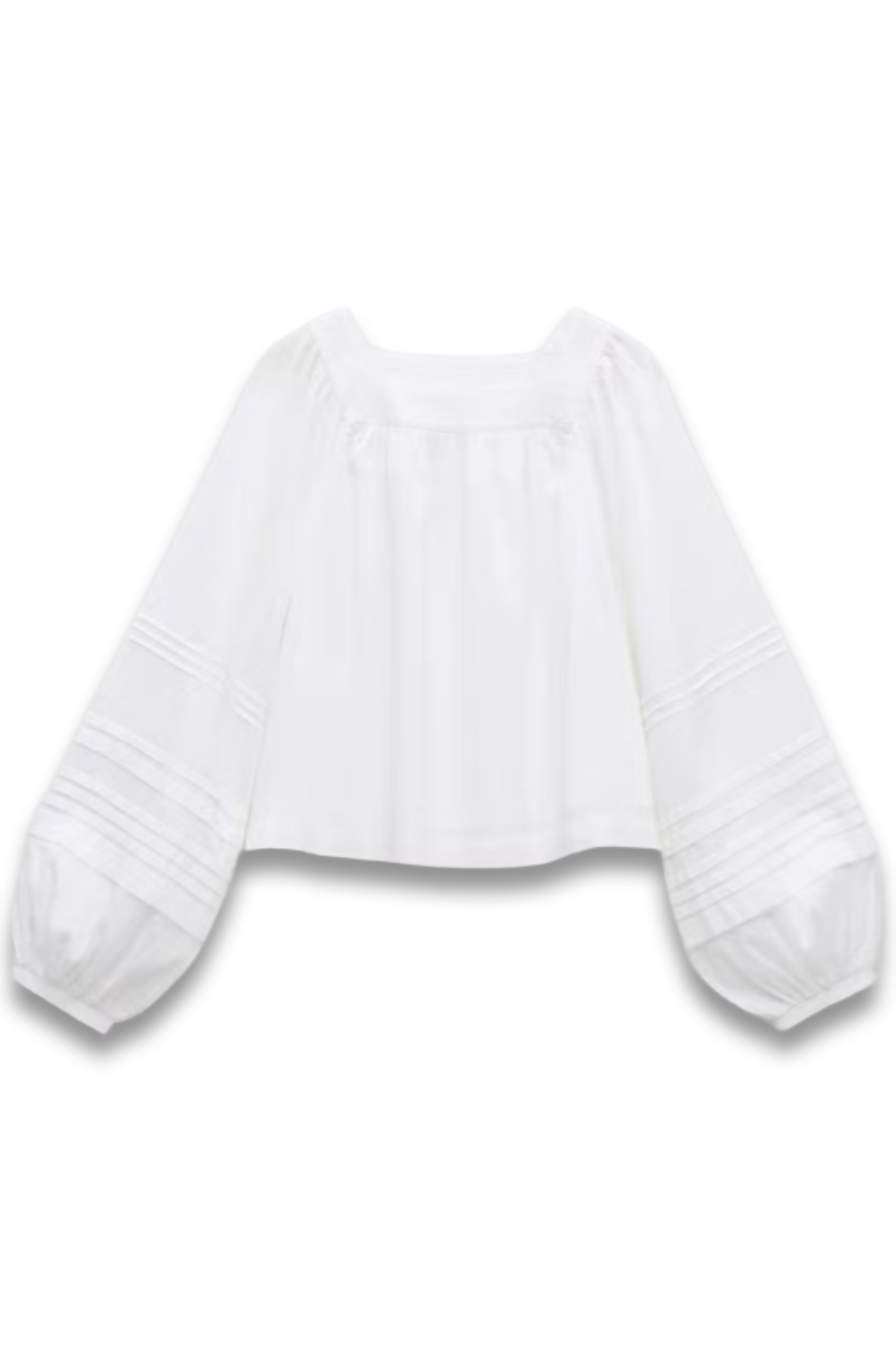 Raye Square Neckline Cotton Blouse