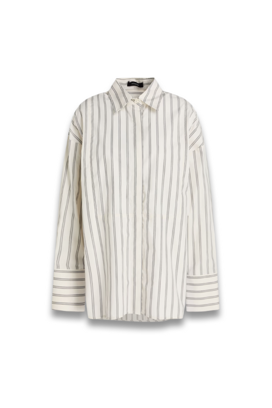 Linter Striped Cotton-poplin Shirt