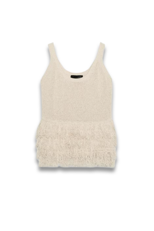 Fringe Knit Top