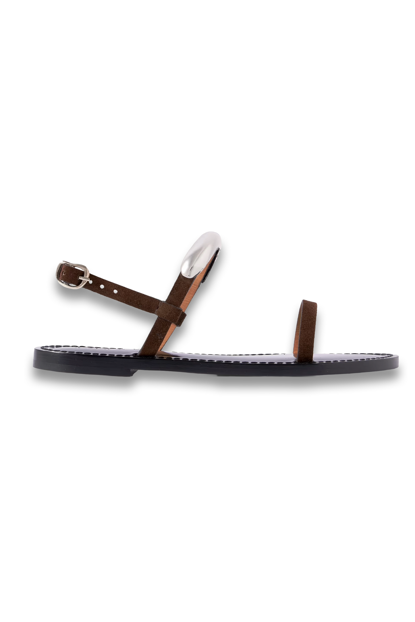 The Ghana Embellished Leather Slingback Sandals