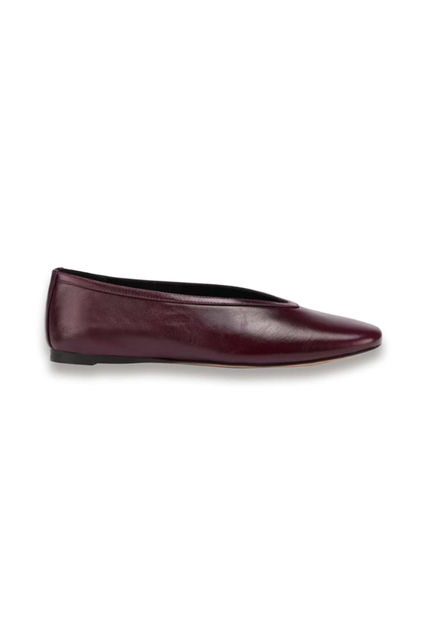 Lane Leather Ballerina Pumps