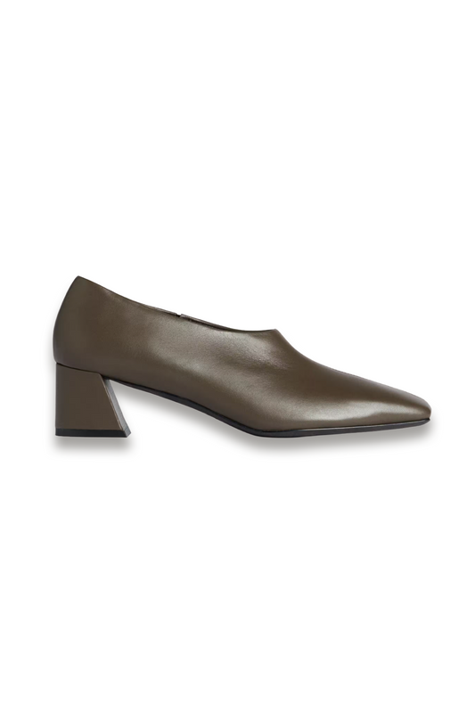 High Front Block Heel