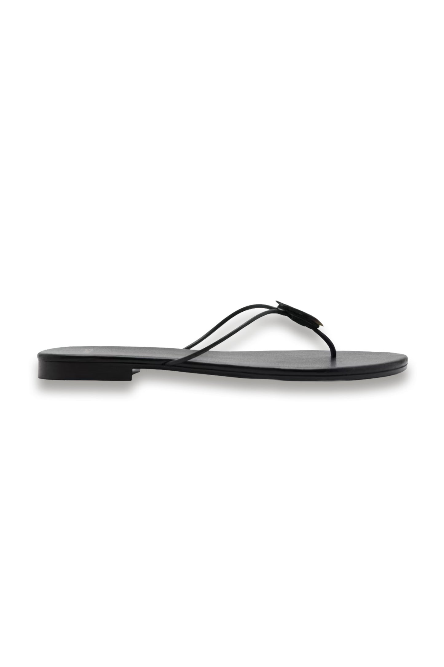 Leather Sandal with Shell Detail