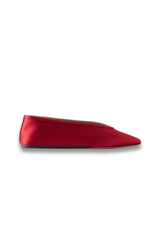 Luna Satin Ballet Flats