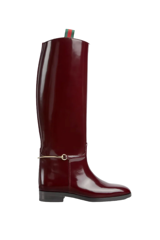 Women's boot with slim Horsebit