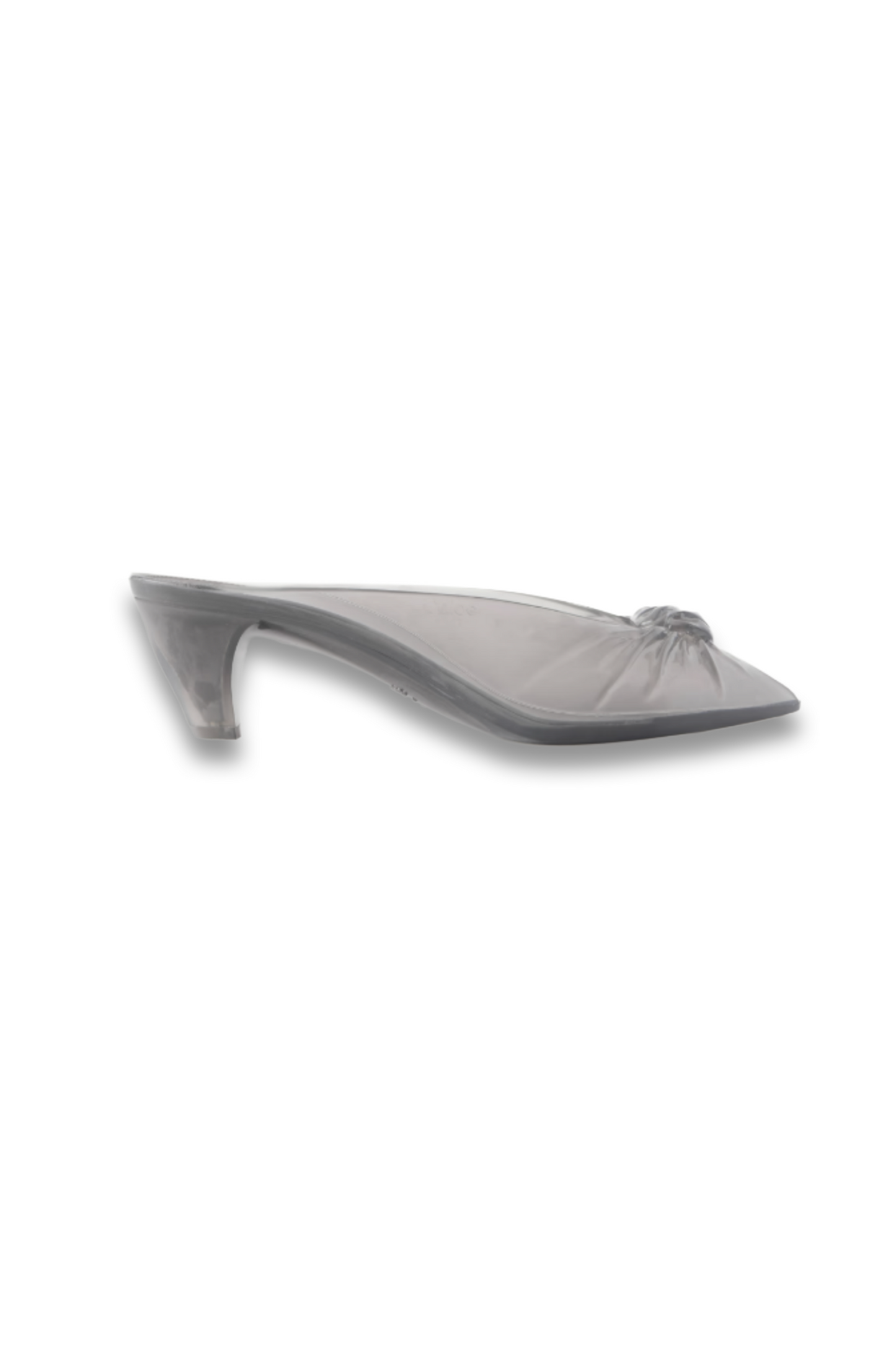 Ruched TPU mules