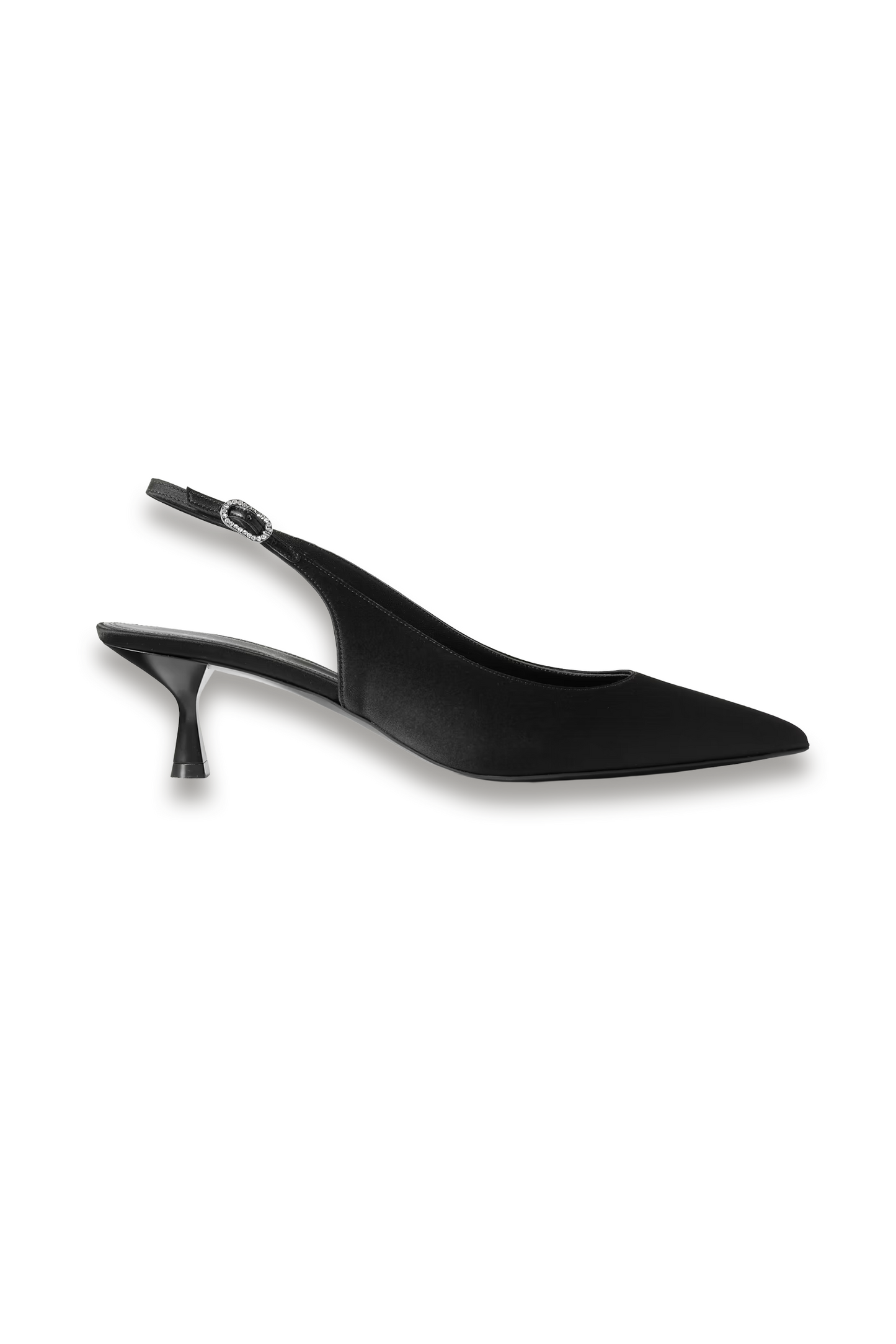 Satin Slingback Pumps