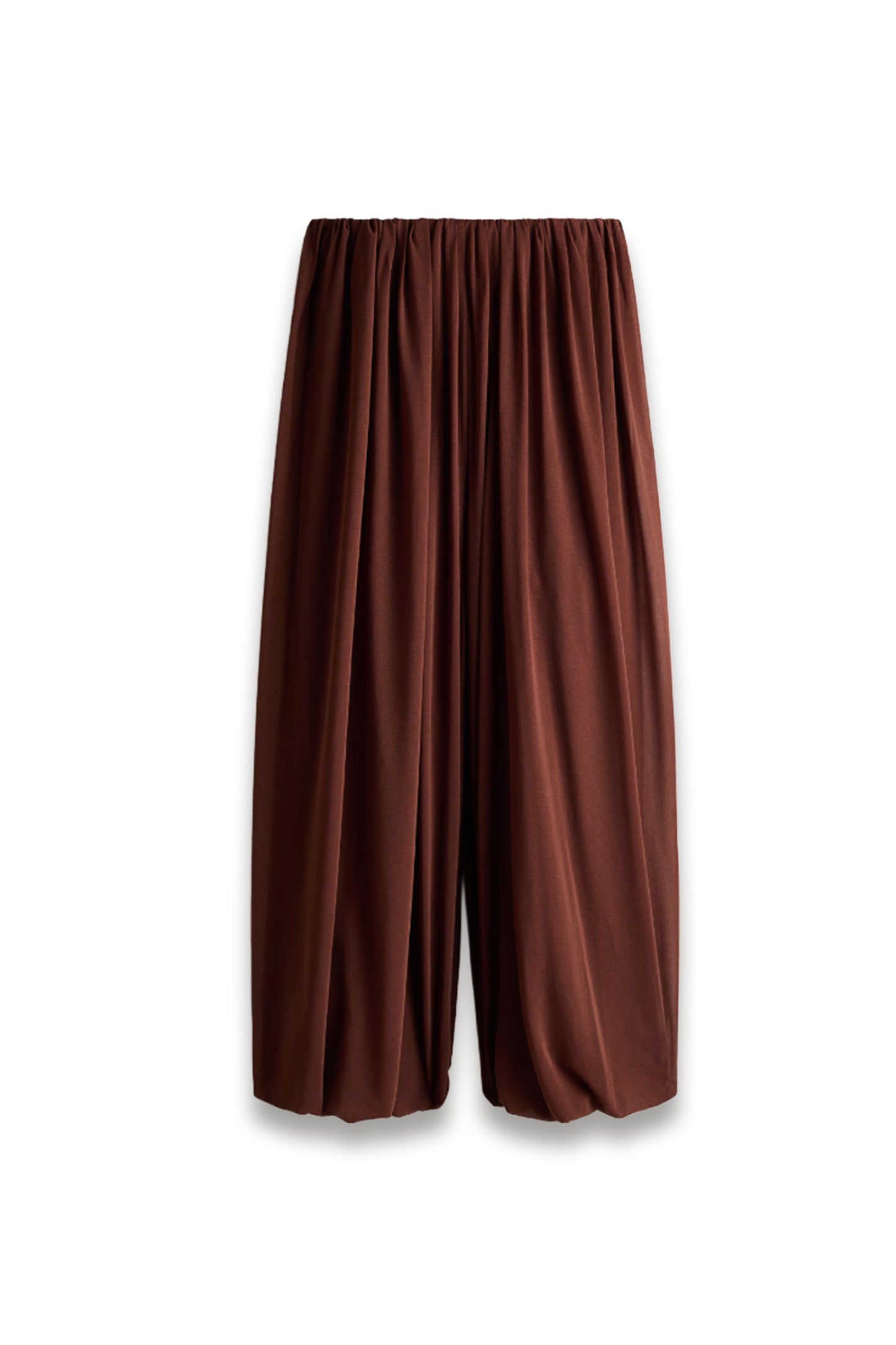 Draped balloon trousers