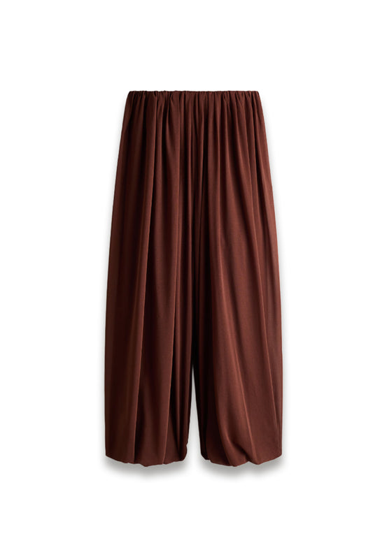 Draped balloon trousers