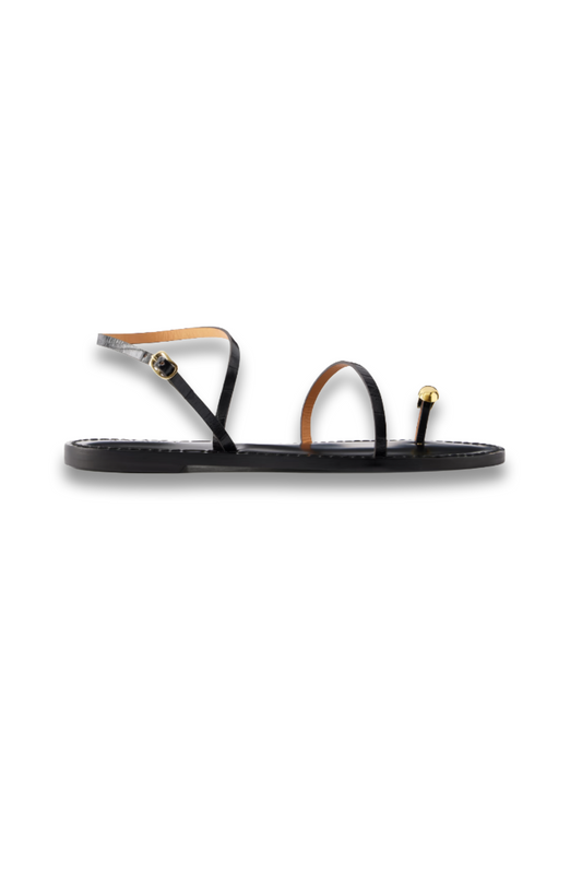 The Marrakech Embellished Leather Flats