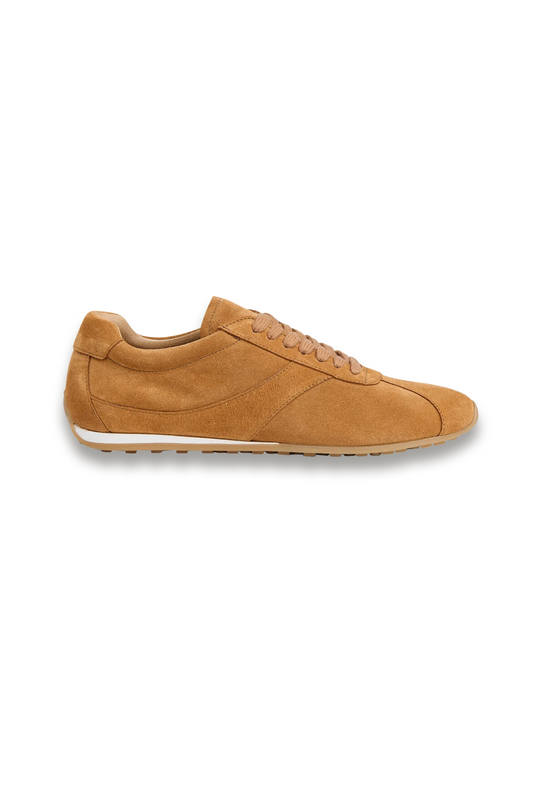 Tan Soft Suede Unlined Sneaker