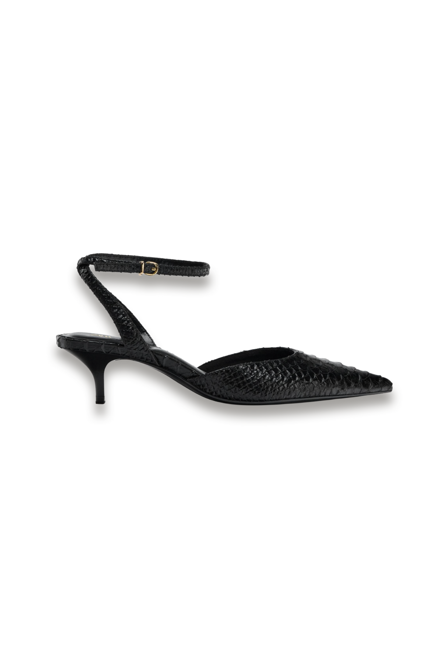 Embossed Slingback Shoes