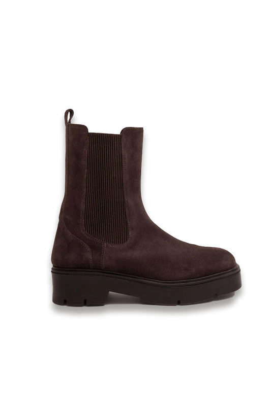 Chunky Suede Chelsea Boots