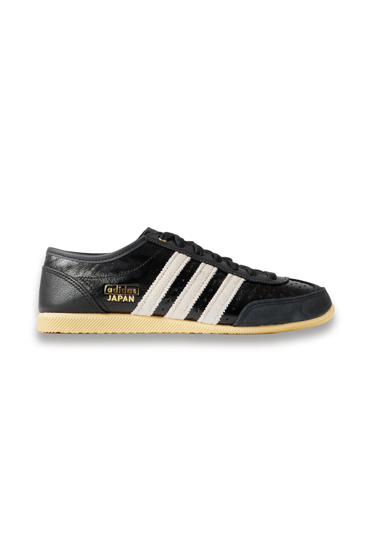 Japan Decon Suede-trimmed Leather Sneakers