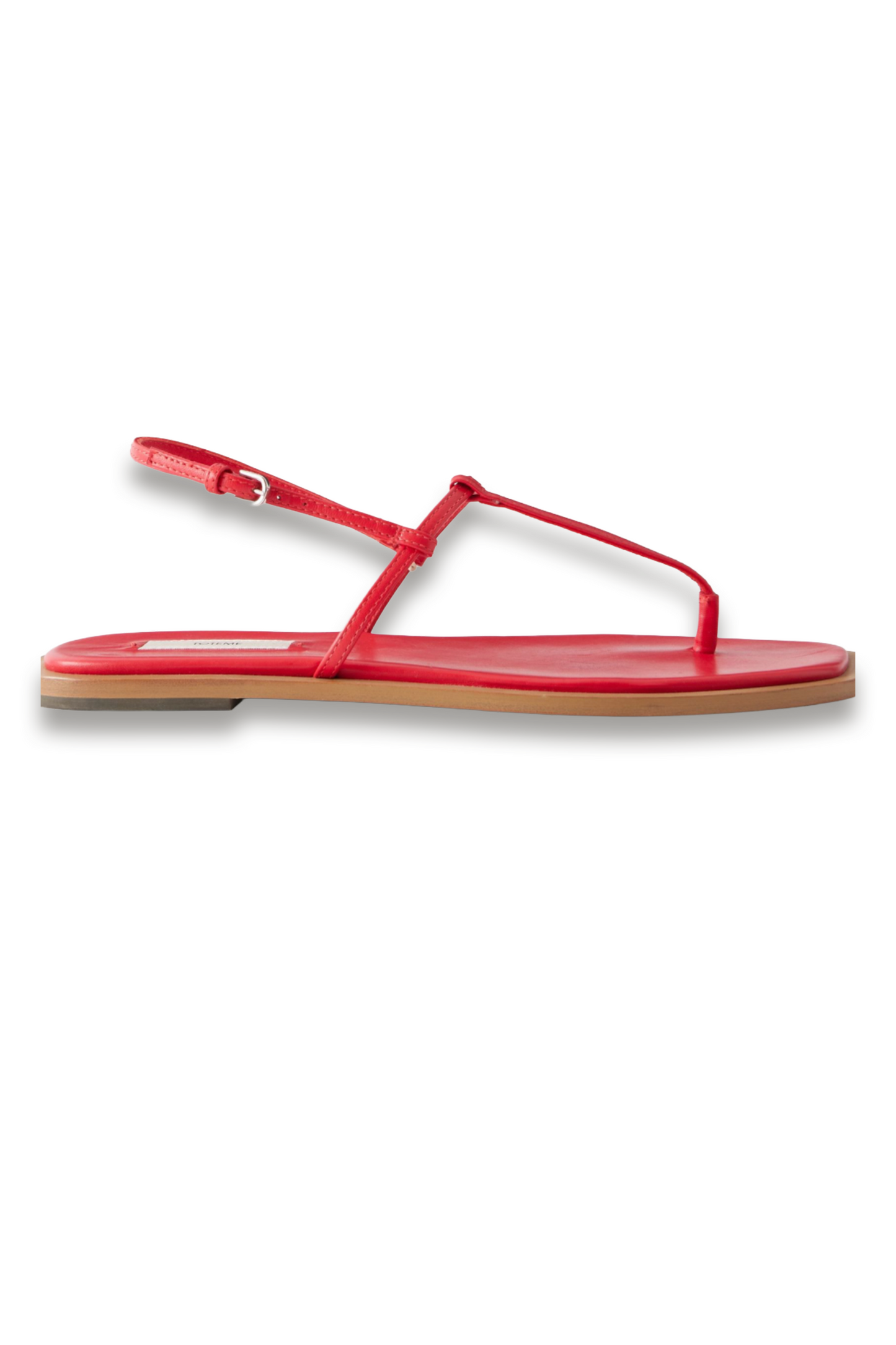 T-strap Leather Flats
