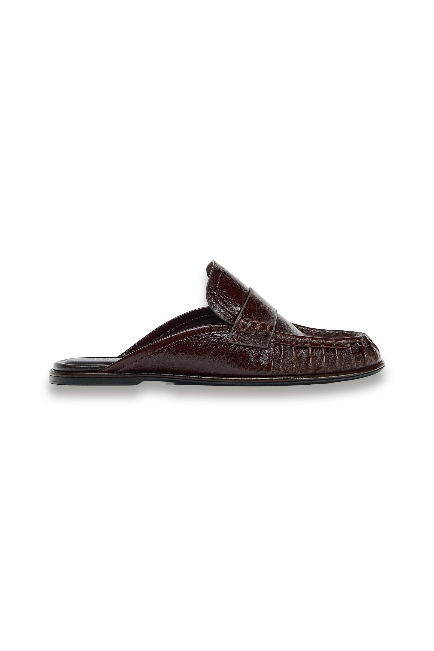 Leather Mule Loafers
