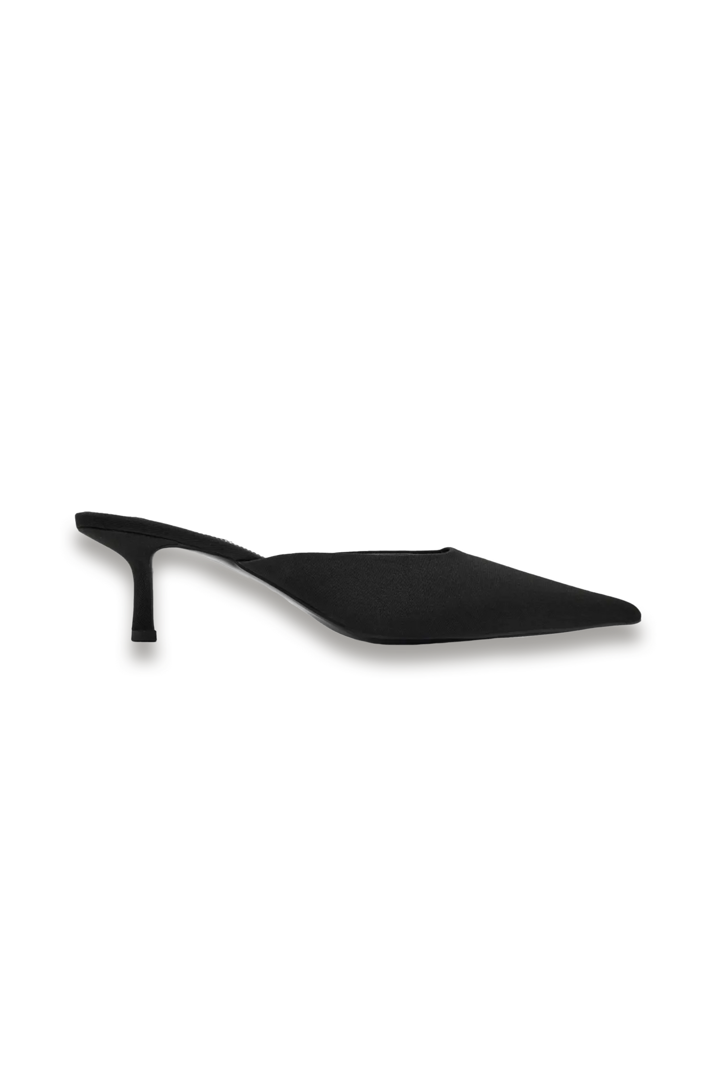 Pointed-toe Heeled Mules