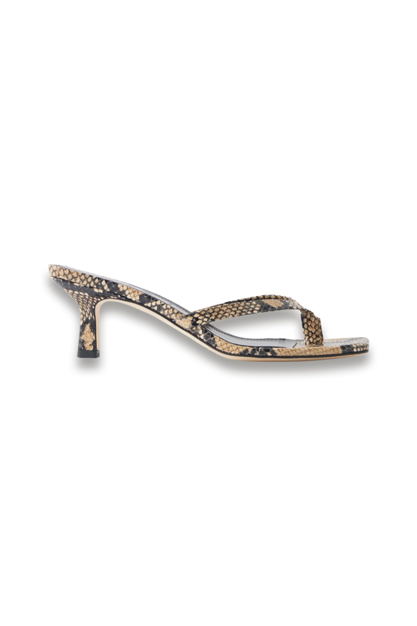 Wilma Snake-effect Leather Sandals