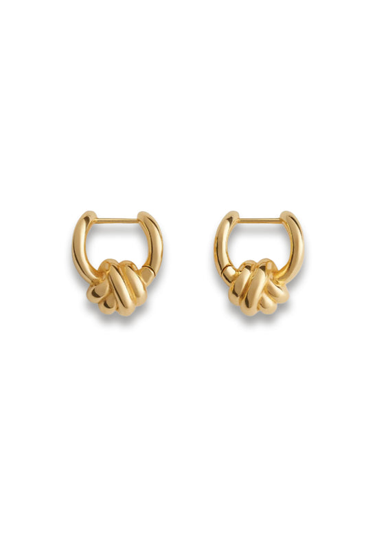 Knot Hoop Earrings