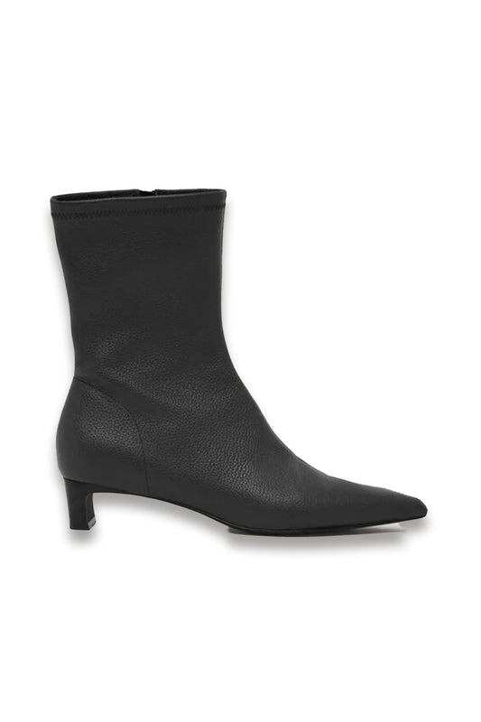 Leather Sock Fit Boots