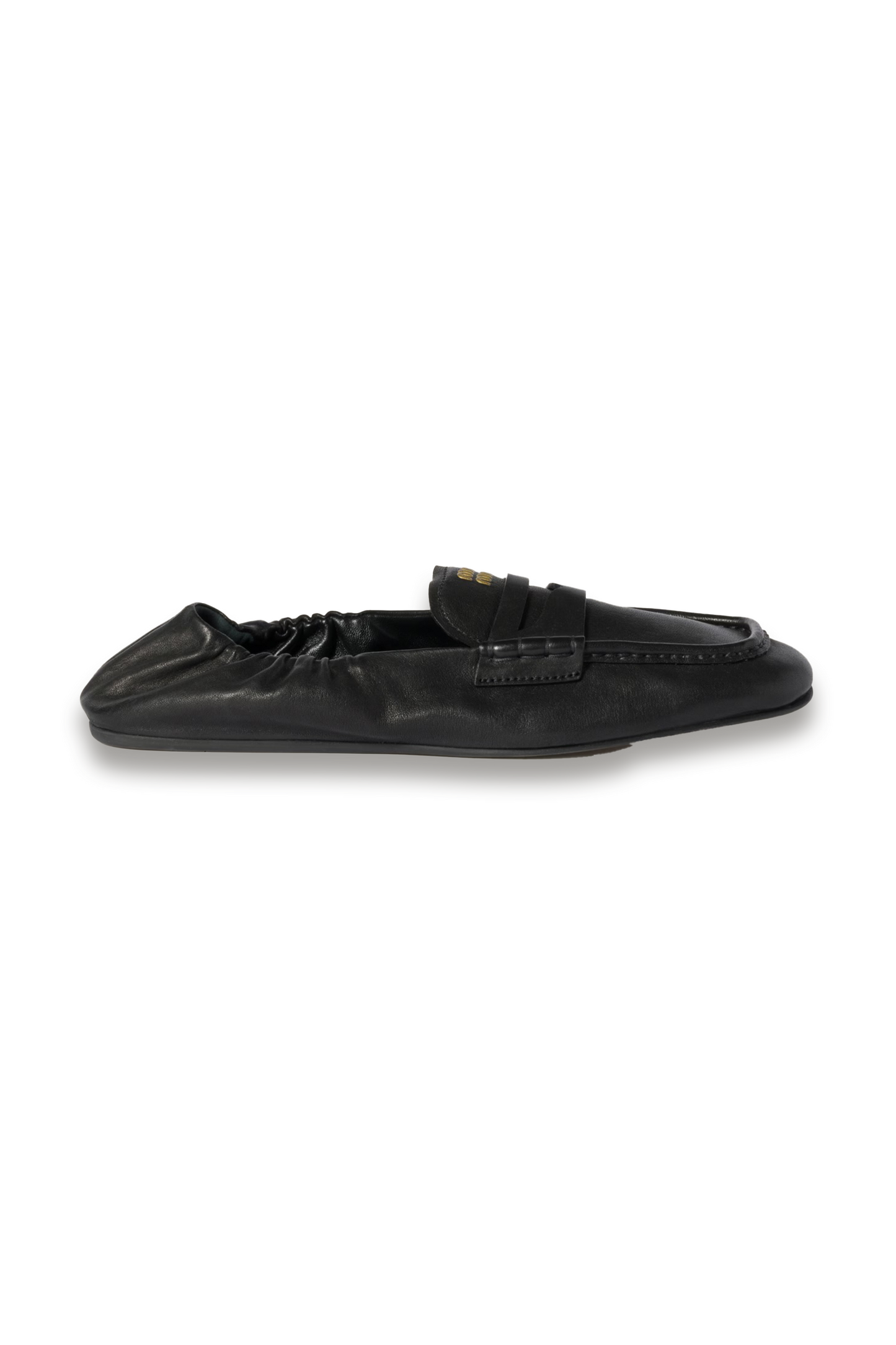 Ruches Nappa Leather Loafers