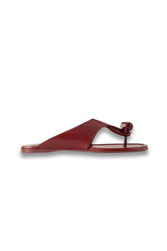 Toggle Leather Slides