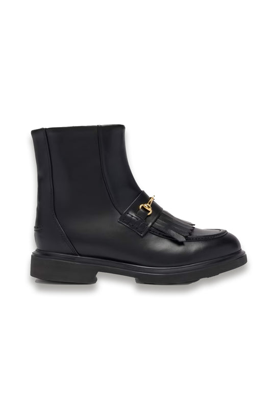 Snaffle Fringe Ankle Boot