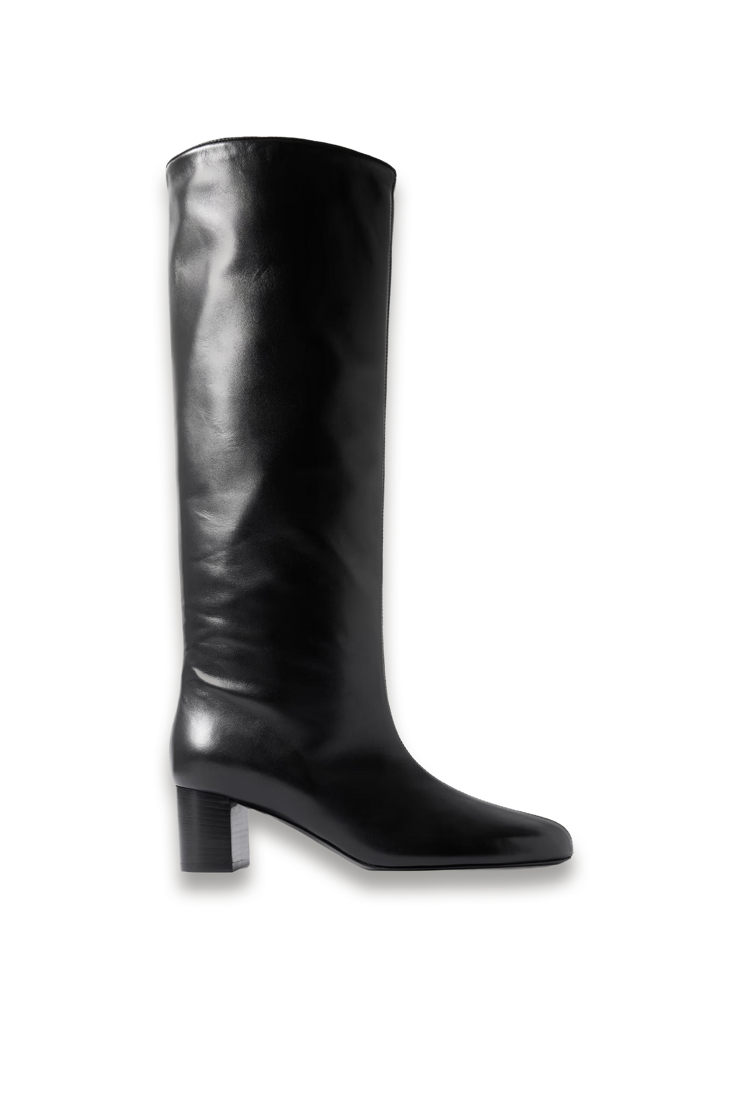 Downtown Leather Knee Boots