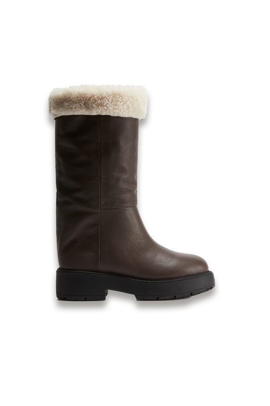 Warm-lined Leather Boots