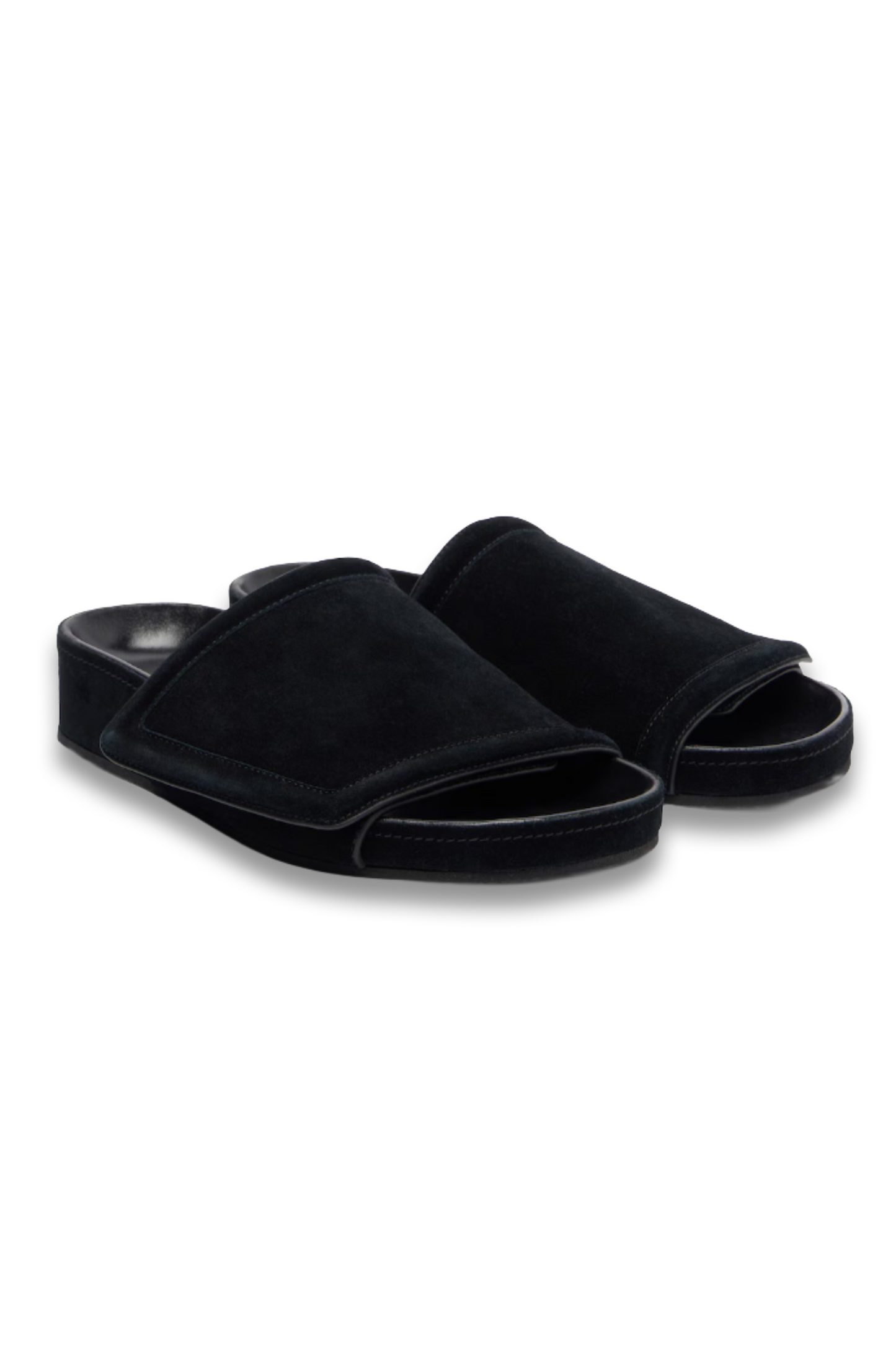 Suede Slides