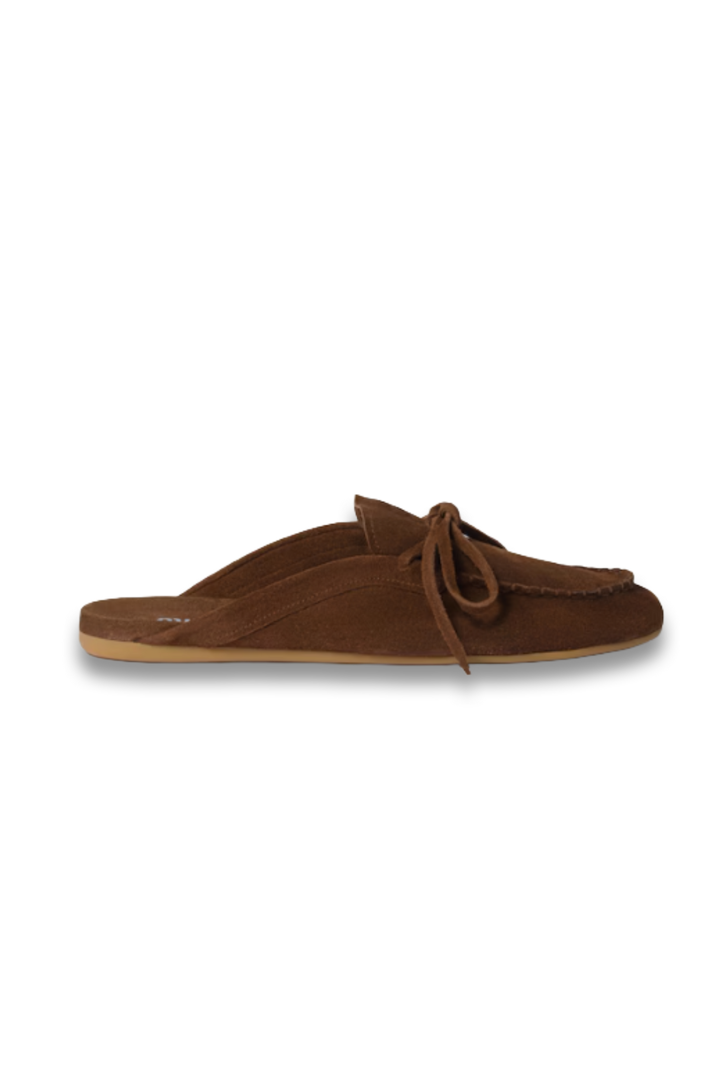 Suede Deck Mules