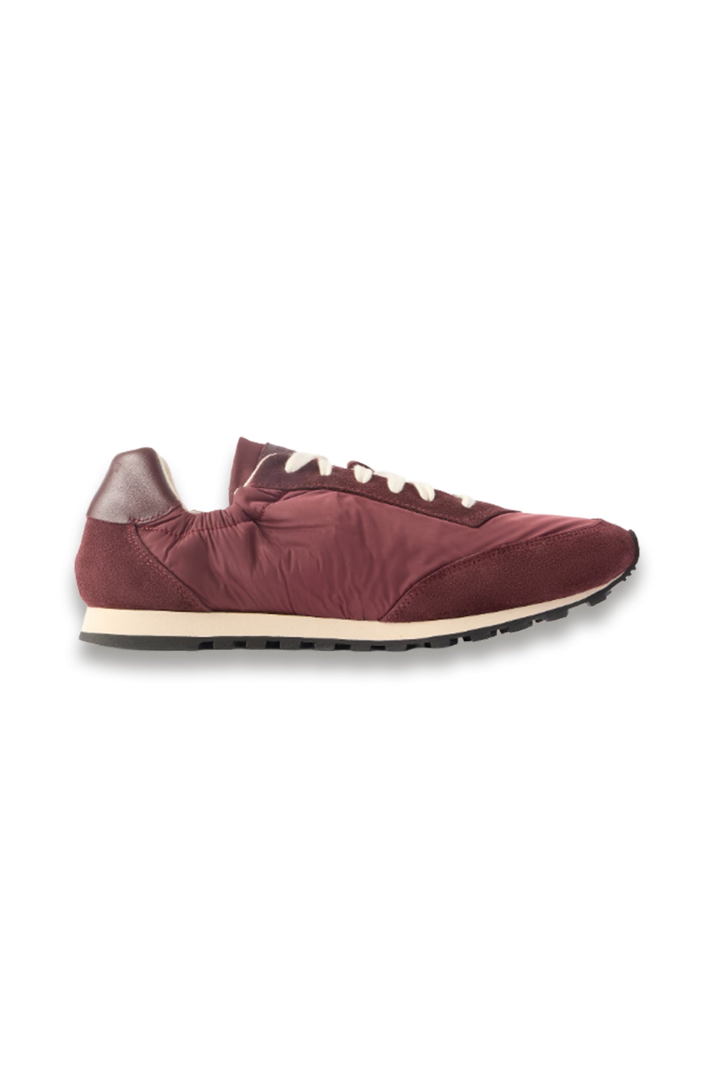Slim Runner Suede and Leather-trimmed Shell Sneakers