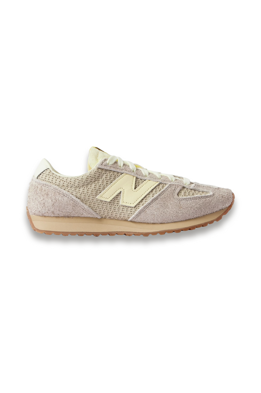 471 Leather and Suede-trimmed Knit Sneakers