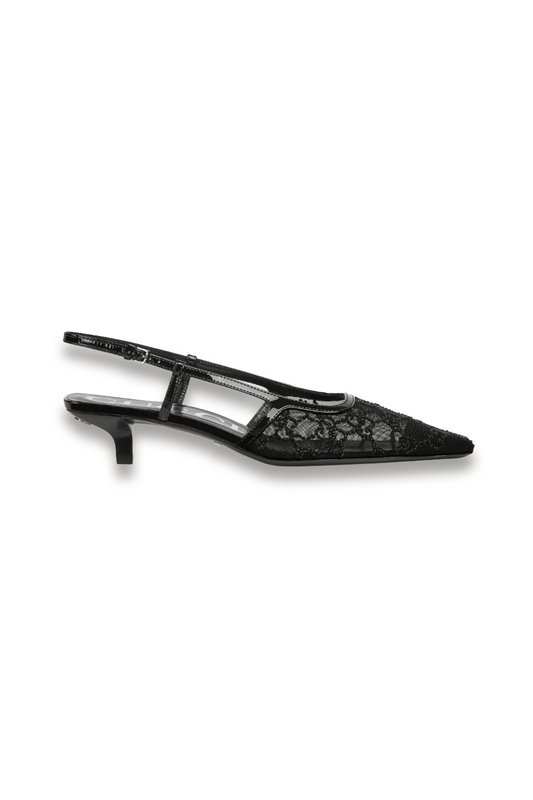 GG Crystal Slingback Pump