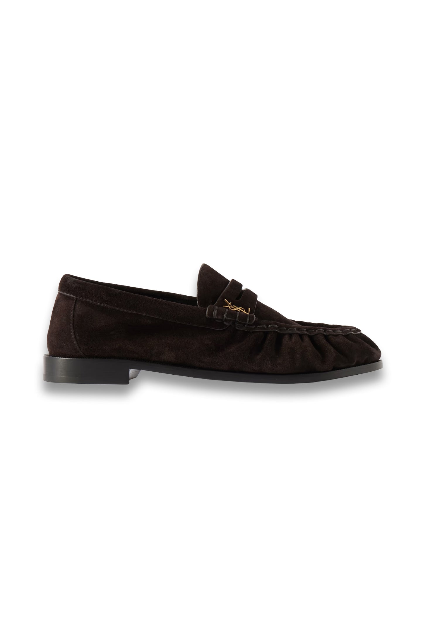 Le Loafer Logo-embellished Suede Loafers