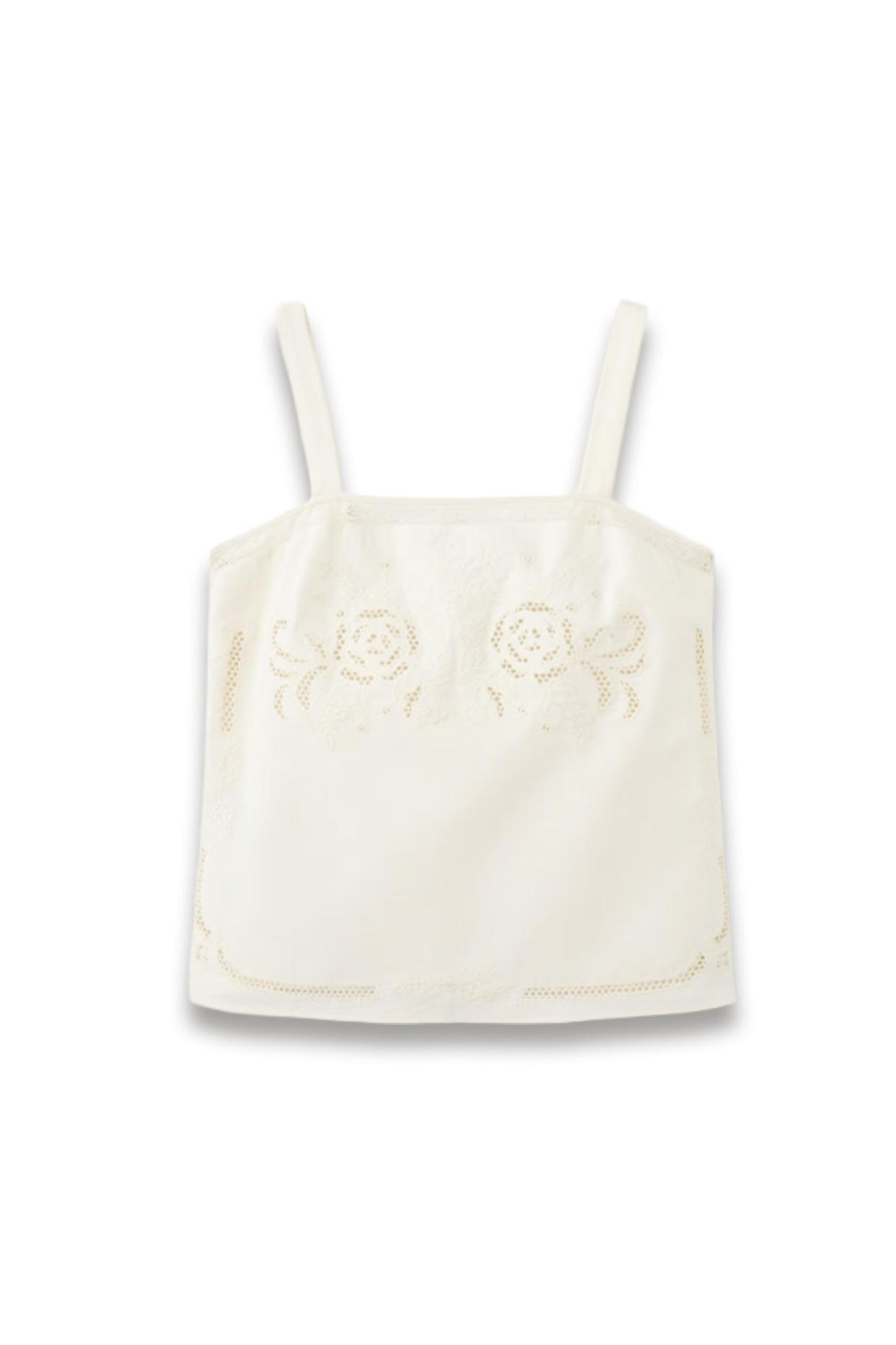 Embroidered Broderie Anglaise Top