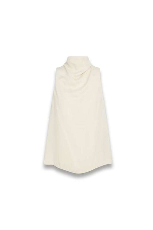 Jana draped crepe de chine top