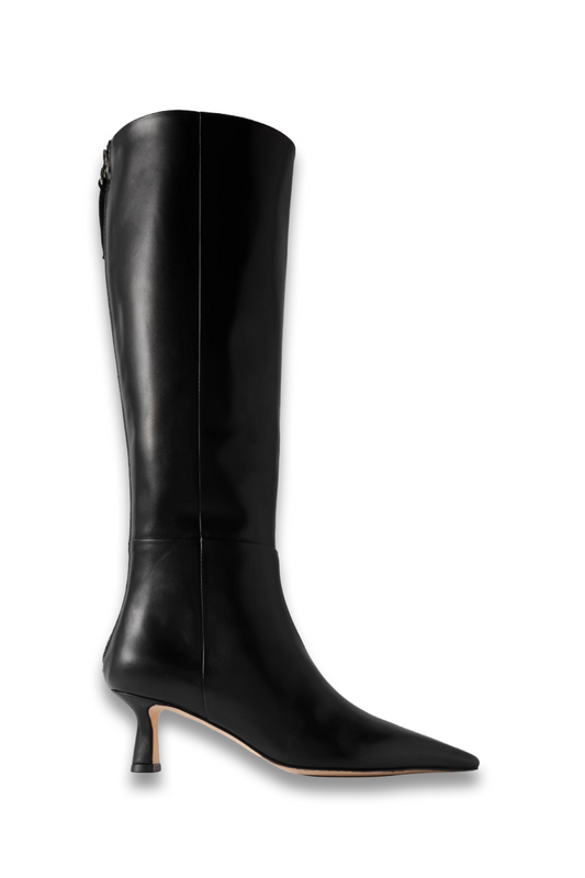 Rhea Leather Knee Boots