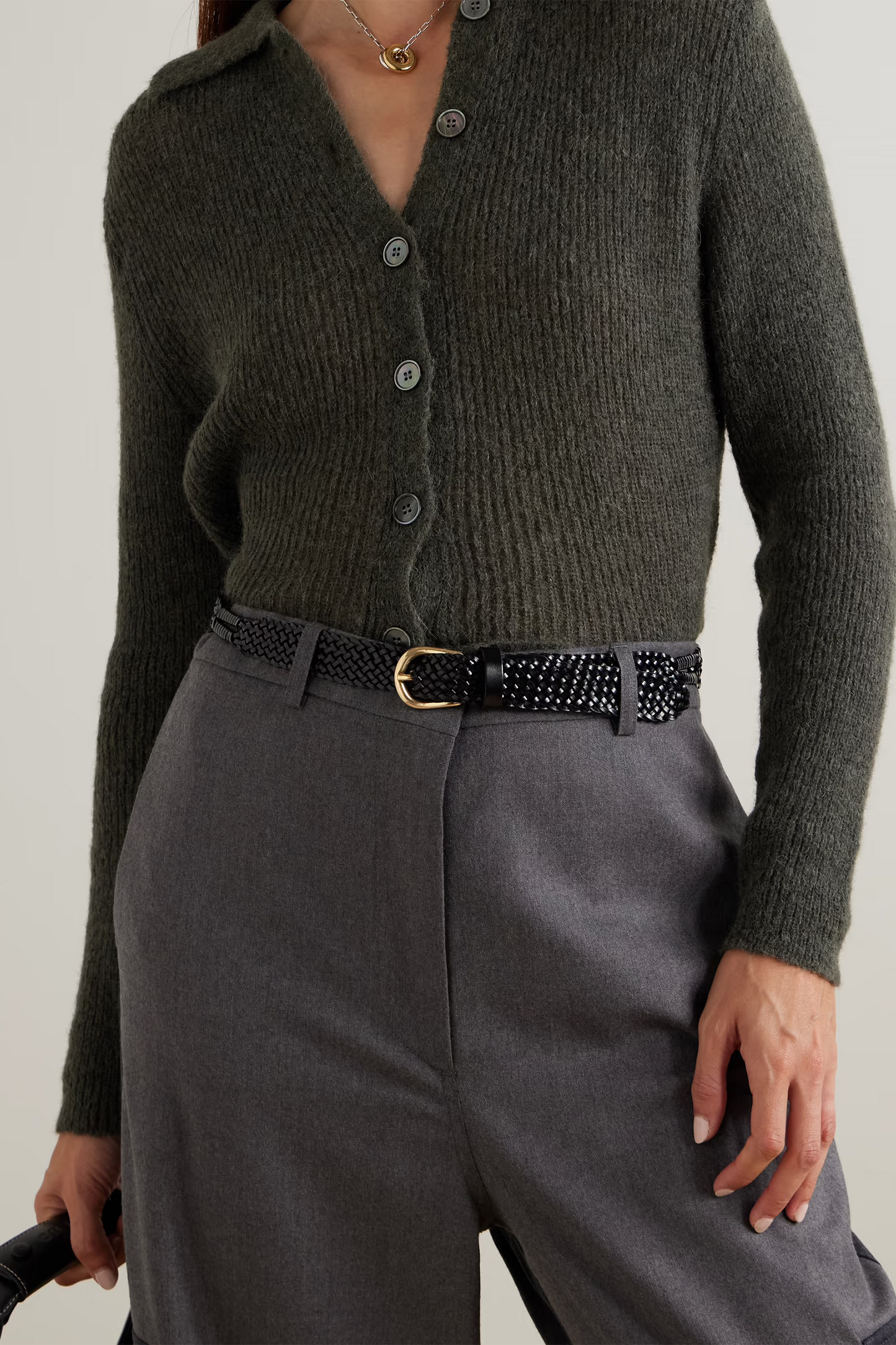 Woven Leather Belt